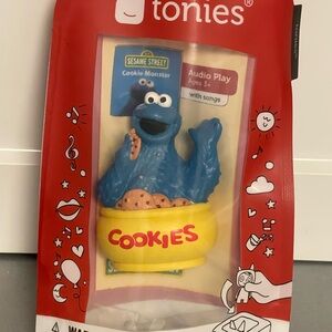 Tonies Sesame Street Cookie Monster Tonie - Blue Yellow Audio Play Figurine NiB